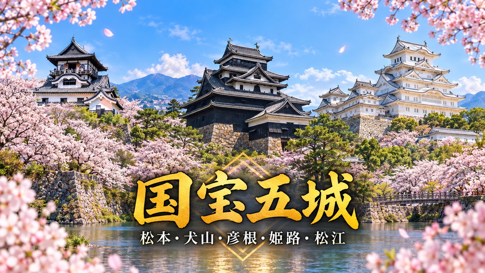 国宝五城を巡る ─ 松本・犬山・彦根・姫路・松江
