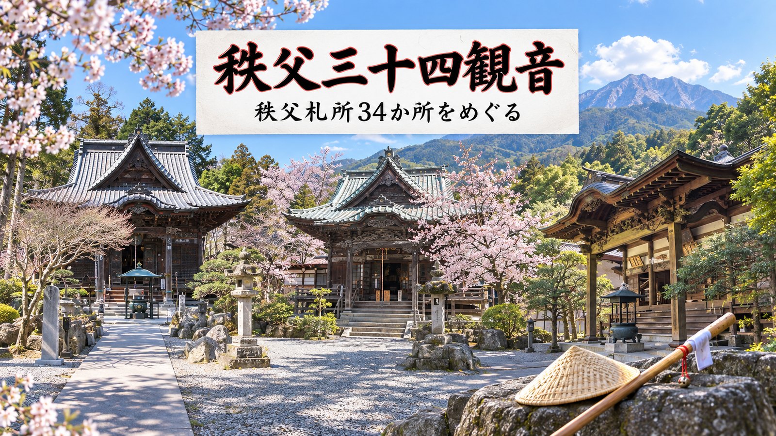 秩父三十四観音めぐり ─ 秩父札所34か所